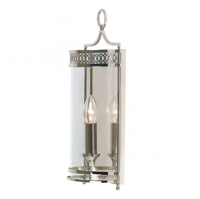Elstead Lighting GH-WB-PN Guildhall 1 Light Wall Light in a Polished Nickel Finish