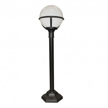 GLENBEIGH-PILLAR Glenbeigh Outdoor IP44 1 Light Pillar lantern in a Black Finish