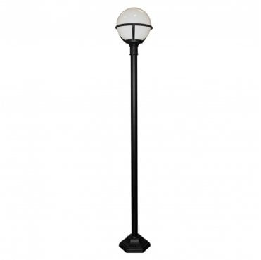 GLENBEIGH-POST Glenbeigh Outdoor IP44 1 Light Lamp Post in a Black Finish