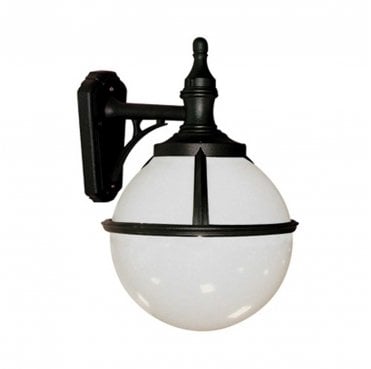 GLENBEIGH-WALL Glenbeigh Outdoor IP44 1 Light Wall Lantern in a Black Finish
