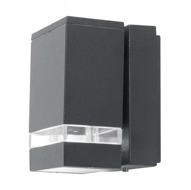 Elstead Lighting JANNIK-LED1 Jannik Outdoor IP44 2 Light Led Wall Light in a Graphite Finish