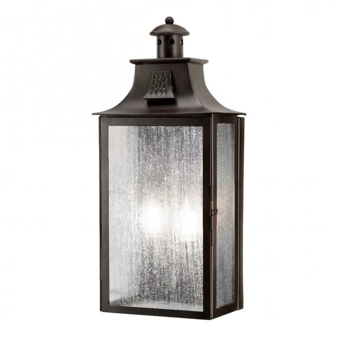 Elstead Lighting KENDAL Kendal Outdoor IP44 2 Light Wall Lantern in an Old Bronze Finish