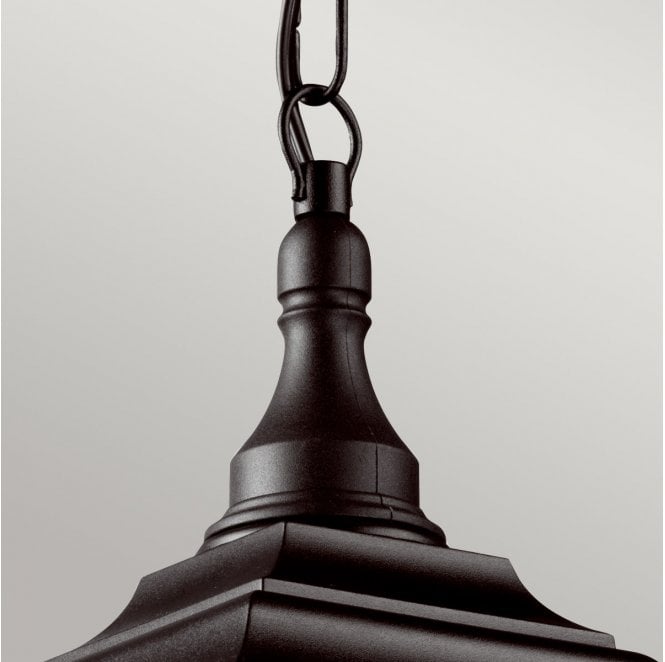 Elstead Lighting KERRY-CHAIN Kerry Outdoor IP44 1 Light Chain Lantern in a Black Finish