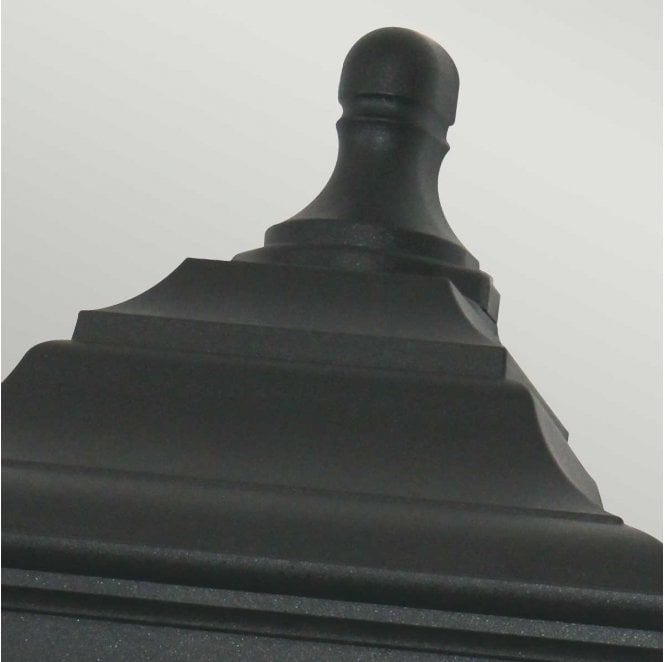 Elstead Lighting KERRY-FLUSH Kerry Outdoor IP44 1 Light Flush Mount in a Black Finish