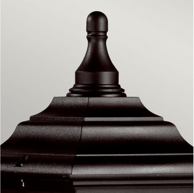 Elstead Lighting KERRY-PILLAR Kerry Outdoor IP44 1 Light Pillar Lantern in a Black Finish
