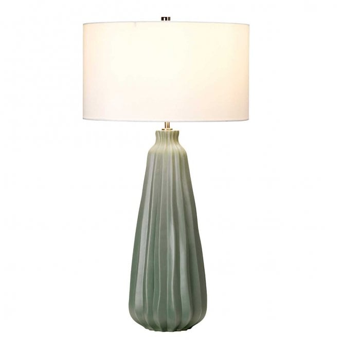 Elstead Lighting KEW-TL Kew Table Lamp in a Sage Green Finish