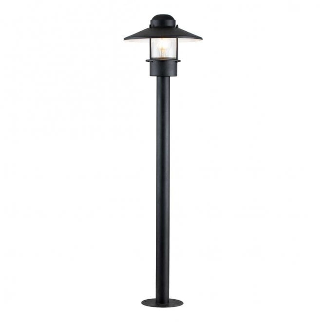 Elstead Lighting KLAMPENBORG-BOL-BK Klampenborg Outdoor IP44 1 Light Bollard in a Black Finish