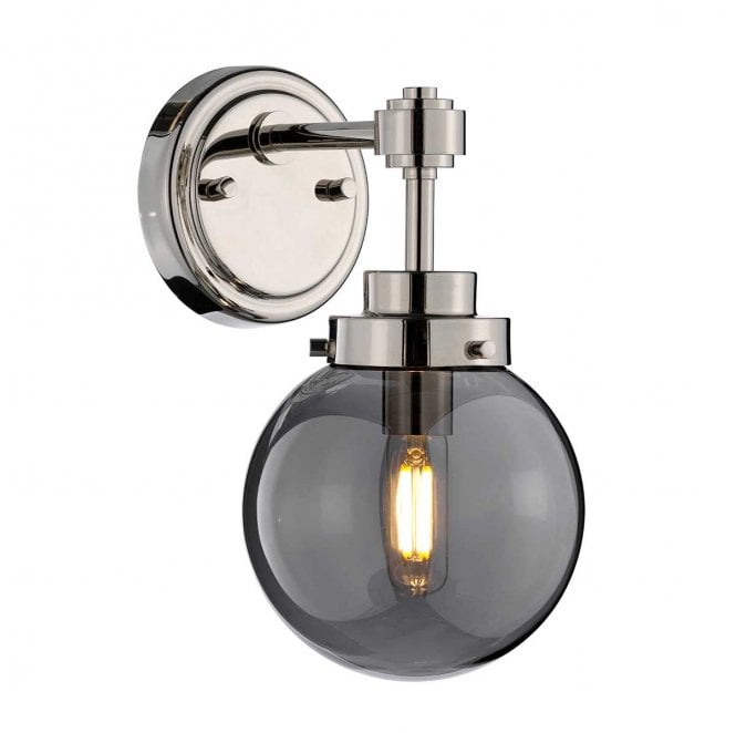 Elstead Lighting KULA1 Kula 1 Light Wall Light in a Polished Nickel Finish