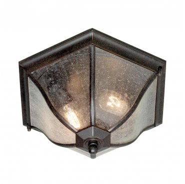 NE8-M New England Outdoor IP44 1 Light Medium Wall Lantern in a Weathered Bronze Finish