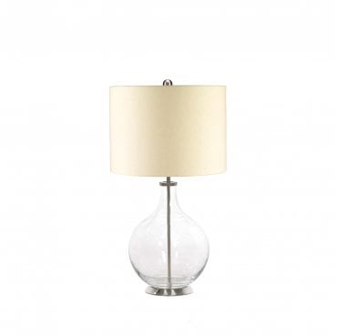 ORB-TL-CLEAR Orb 1 Light Table Lamp in a Clear Glass Finish