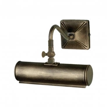 PL1-10-BLK-GOLD Picture Light 1 Light Small in a Black and Gold Finish