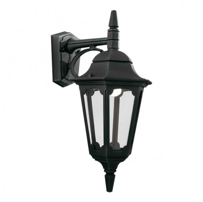Elstead Lighting PR2-BLACK Parish Outdoor IP44 1 Light Down Wall Lantern in a Black Finish