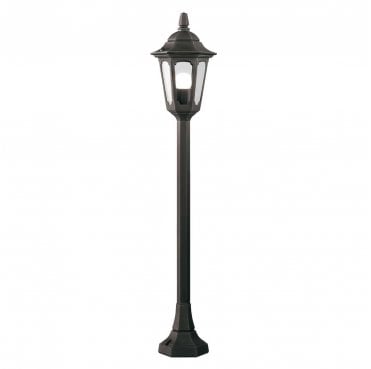PRM5-BLACK Parish Mini Outdoor IP44 1 Light Pillar in a Black Finish