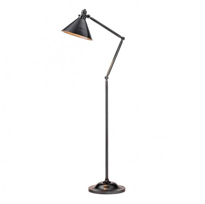 Elstead Lighting PV-FL-OB Provence 1 Light Floor Lamp in an Old Bronze Finish