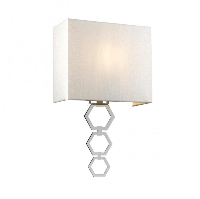Elstead Lighting RIA-MEDIUM-PC Ria 1 Light Medium Wall Light in a Polished Chrome Finish