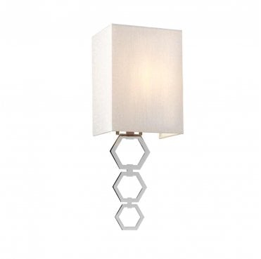 Elstead Lighting RIA-SMALL-PC Ria 1 Light Small Wall Light in a Polished Chrome Finish