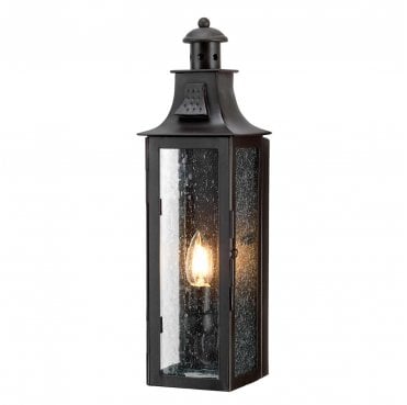 STOW Stow Outdoor IP44 1 Light Wall Lantern in an Old Bronze Finish