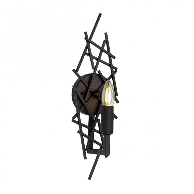 Elstead Lighting TAIKO1 Taiko 1 Light Wall Light in an Old Bronze Finish