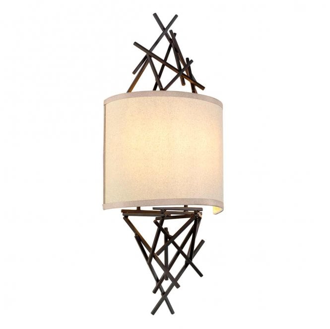 Elstead Lighting TAIKO2 Taiko 2 Light Wall Light in an Old Bronze Finish