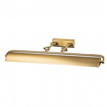 WINCHFIELD-PLL-AB Winchfield 4 Light Large Picture Light in an Aged Brass Finish