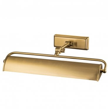 WINCHFIELD-PLM-AB Winchfield 2 Light Medium Picture Light in an Aged Brass Finish