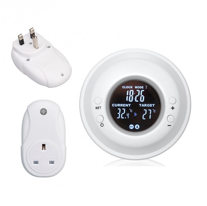 Ener-J IH1040 RF Thermostat for Infrared Heating Panel with UK Plug Max 3680w