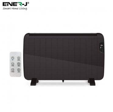 SHA5355B Smart 2000w Electric Radiator Heater with Remote in Black