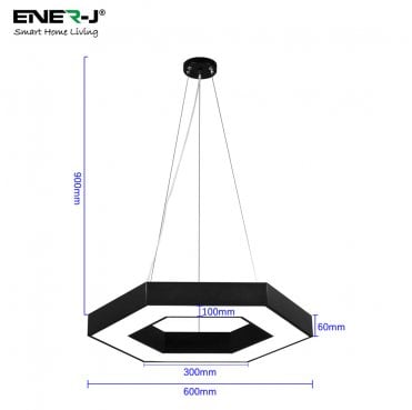 T170, Set of 2, Hollow Hexagen Pendant Lights with Hanging Accessory