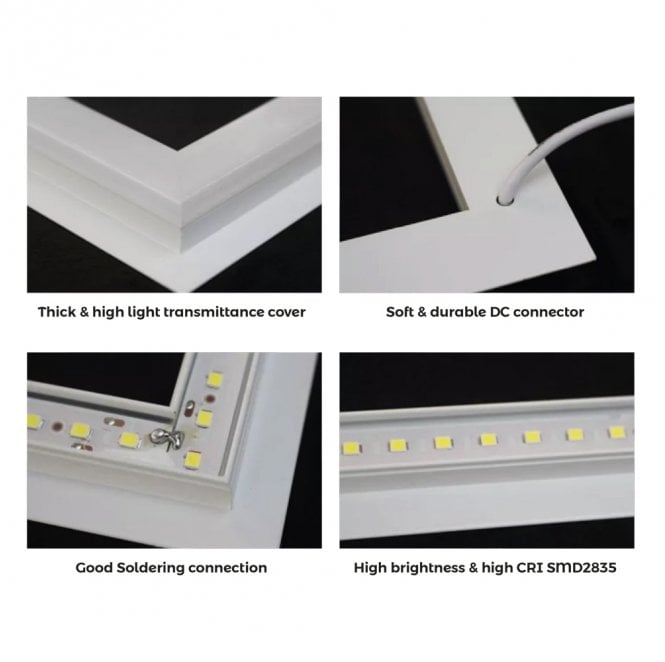 Ener-J T200, Set of 4, Diamond Design LED Frame Panel