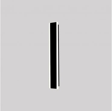 T492 Outdoor IP65 12w Dimmable CCT LED Modern 60cm Linear Wall Light with Remote in a Matt Black Finish
