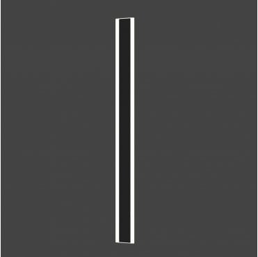 T493 Outdoor IP65 48w Dimmable CCT LED Modern 100cm Linear Wall Light with Remote in a Matt Black Finish