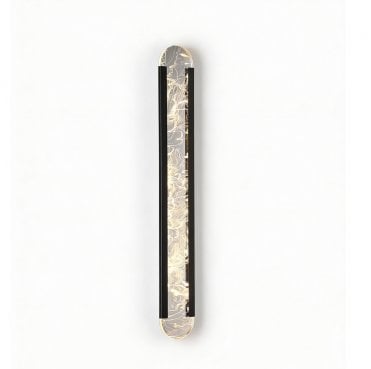 T847CCT Outdoor IP65 16W CCT LED Acyralic 60cm Linear Wall Light  with Remote with a Frosted Crystal Effect