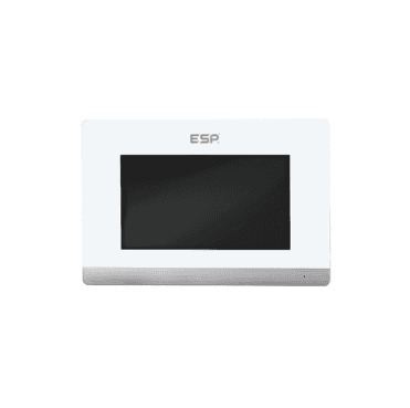 A1IPMW 7" HD Touch Screen Monitor in White