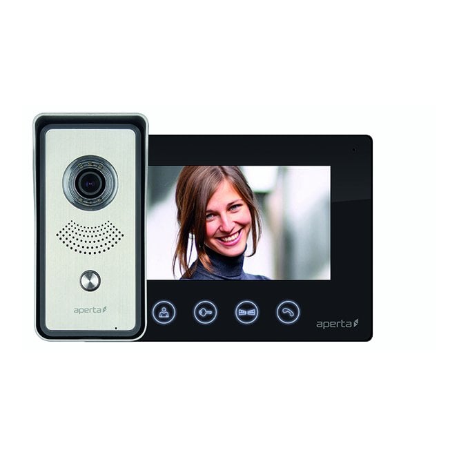 ESP APKITBLK Colour Video Door Entry System in Black