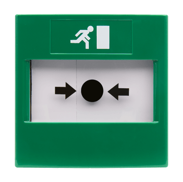 EVEBGEXT2 Callpoint DPDT IP67 in Green