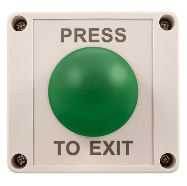 EVEXITMIP55 External Use IP55 Push to Exit Mushroom Button