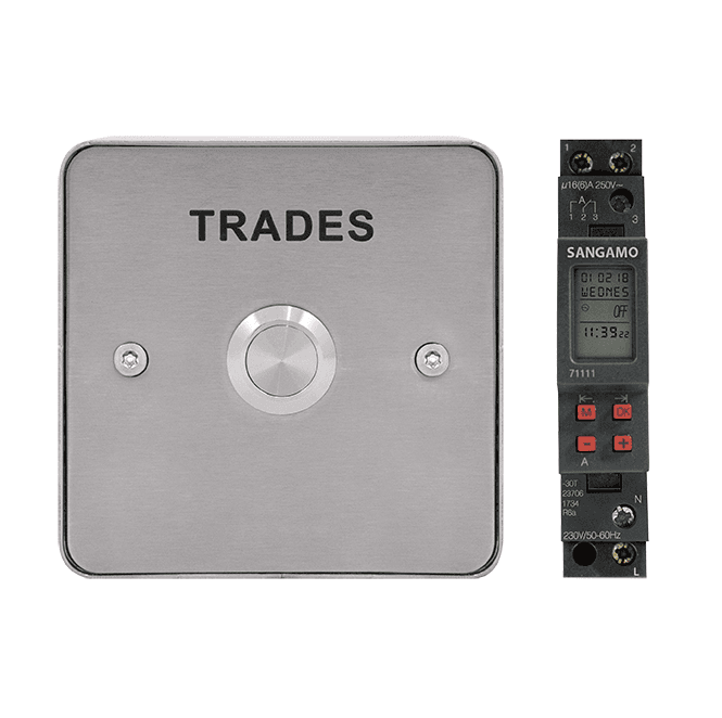 ESP EVTRT Trades Entry Button and Timer