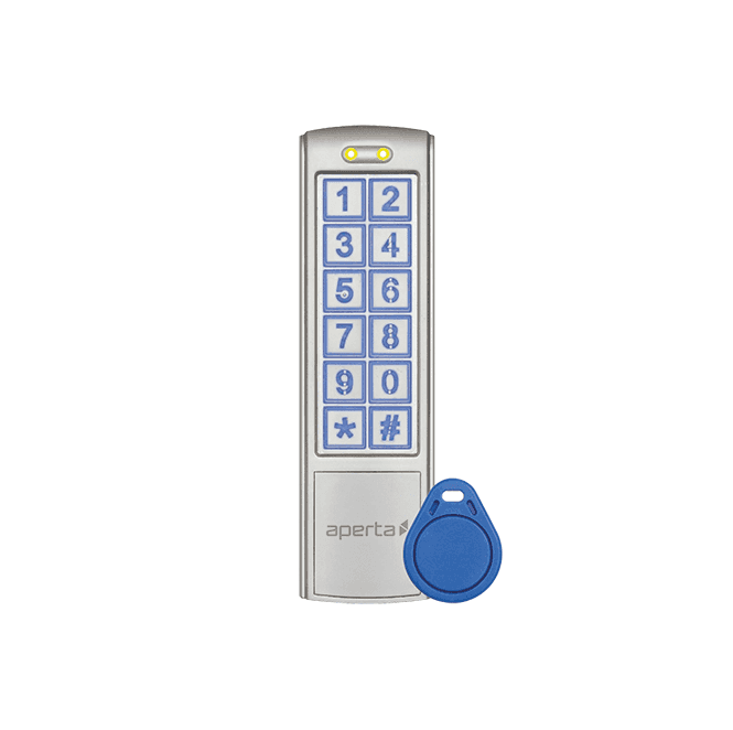 ESP EZTAG3 Proximity/Code Entry Keypad with 10 Tags in Silver