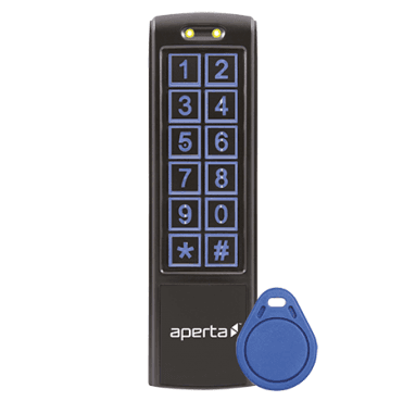 EZTAG3B Proximity/Code Entry Keypad with 10 Tags in Black