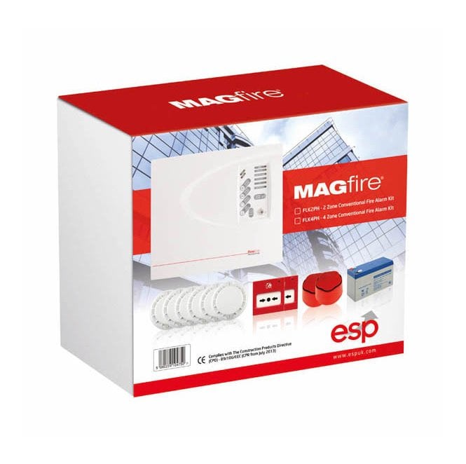 ESP FLK2P 2 Zone Conventional Fire Alarm Kit