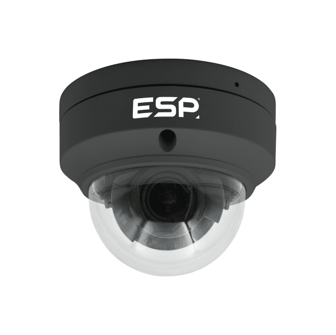 ESP H512VDGA Varifocal 2.8-12mm IP PoE Motorised Anti Vandal Lens Dome Camera in Grey