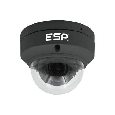 H512VDGA Varifocal 2.8-12mm IP PoE Motorised Anti Vandal Lens Dome Camera in Grey