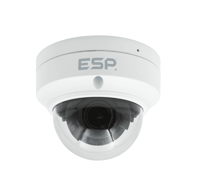 ESP H512VDWA Varifocal 2.8-12mm IP PoE Motorised Anti Vandal Lens Dome Camera in White