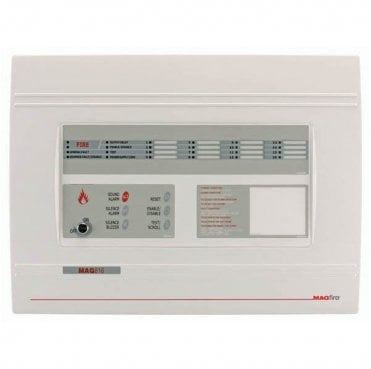 MAG816 8 Zone Fire Panel Expandable to 16 Zones in a Metal Casing