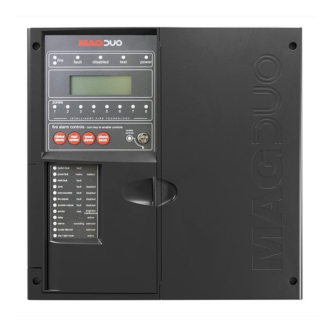 ESP MAGDUO8B 8 Zone 2 Wire Fire Panel in Black