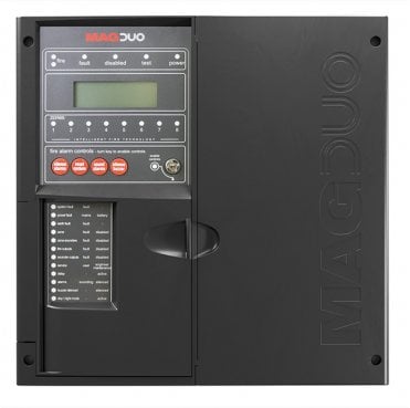 MAGDUO8B 8 Zone 2 Wire Fire Panel in Black