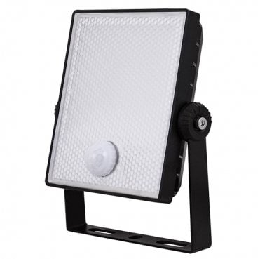 NH10BS IP65 10W LED Security Floodlight with Sensor in Black