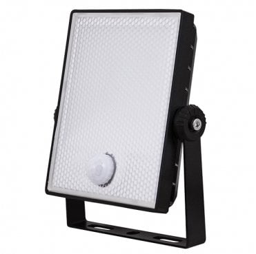 NH20BS IP65 20W LED Security Floodlight with Sensor in Black
