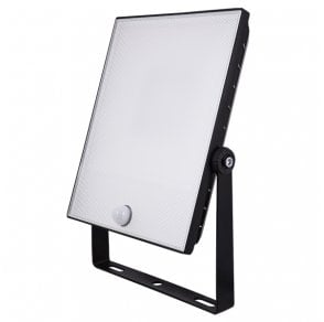 NH50BS IP65 50W LED Security Floodlight with Sensor in Black