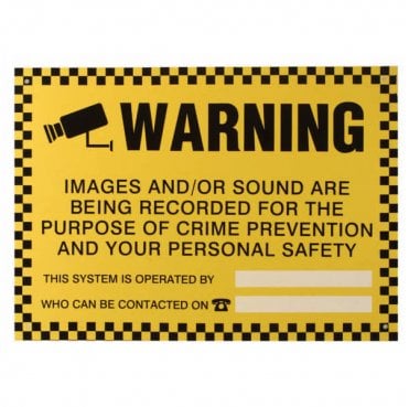 WARN External Warning Sign